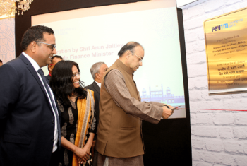 Finance Minister Shri Arun Jaitley inaugurates Paytm Payments Bank