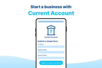 Open a current account with Paytm Payments Bank
