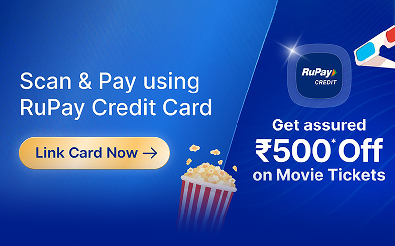 You are currently viewing Paytm Payments Bank offers exclusive movie tickets vouchers worth ₹500 to users on payments through Credit Card on UPI